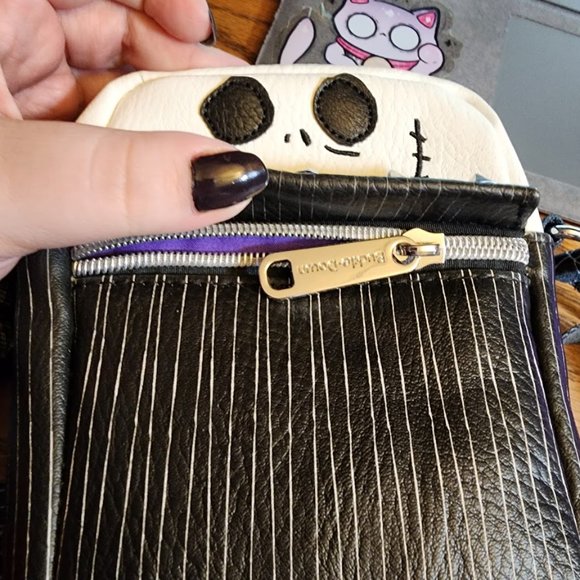 Crossbody Jack Skellington Wallet (Buckle-Down) - Picture 2 of 4
